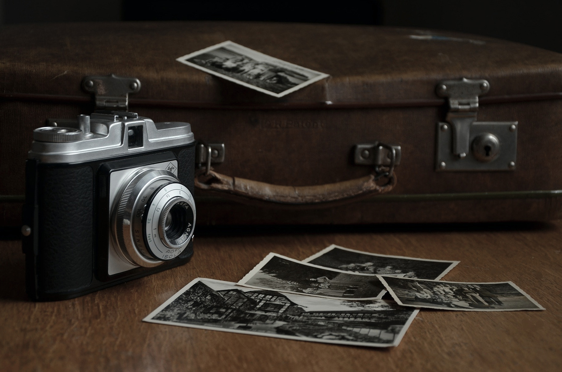 Historic camera and archival photographs